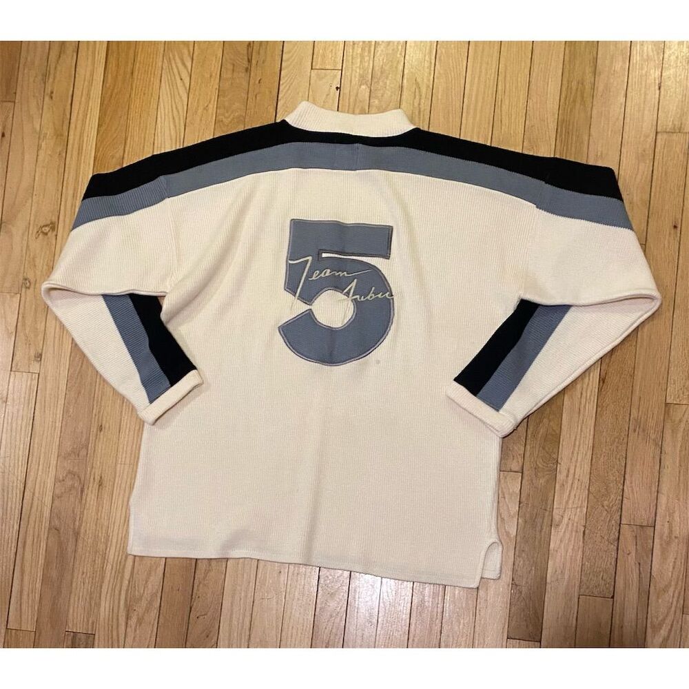 Vintage Fubu Men's XL Multicolor Graphic Knit Sweater Pullover Retro